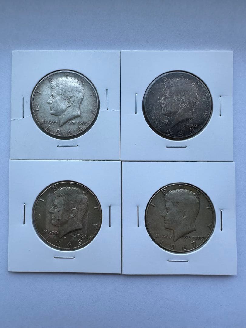 1円銀貨　明治35年 中特年 希少　アメリカ銀貨　計5枚　本物保証