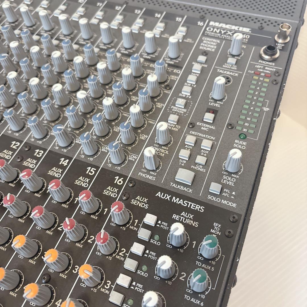 【希少】 MACKIE アナログミキサー ONYX 1640 16チャンネル