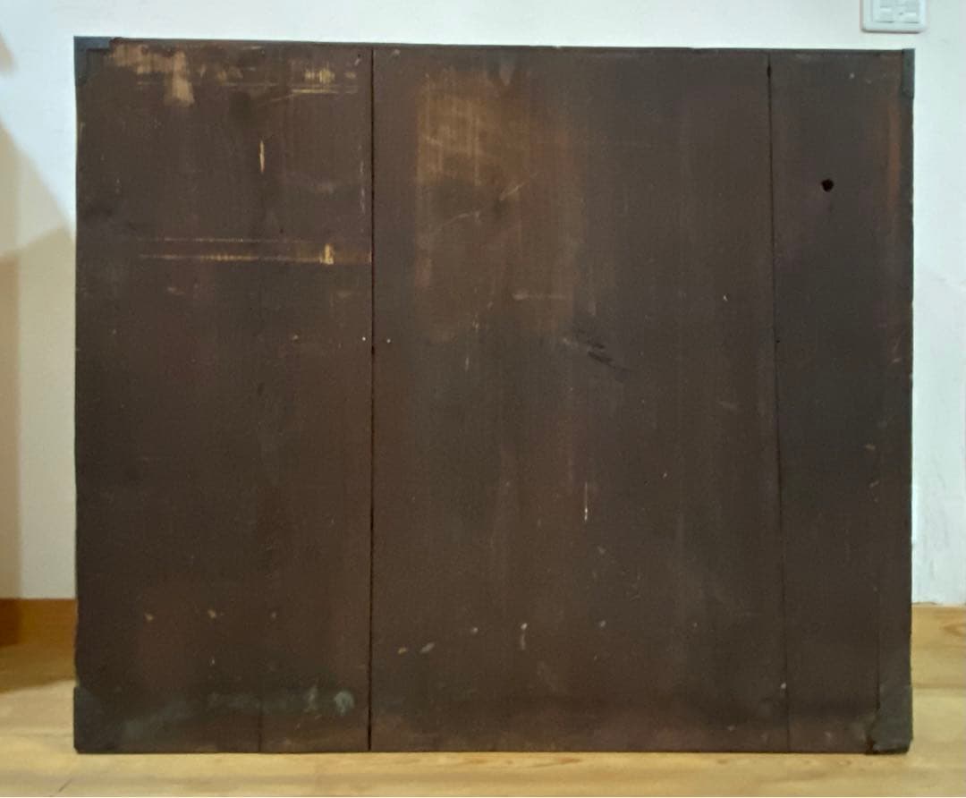 骨董の仙台箪笥　アンティークチェスト　鍵有り