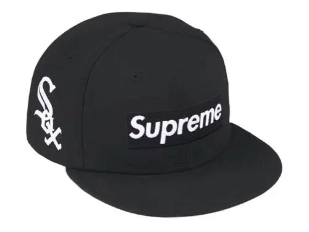 帽子 supreme white sox new era MLB cap