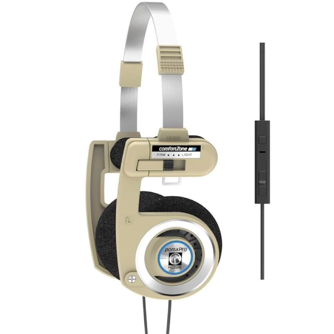限定版オンイヤーヘッドホン　Koss Porta Pro　リズムベージュ　有線