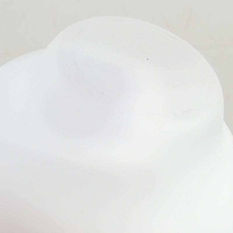 工芸ガラス　安田公子作　透硝子　切子杯　ぐい呑　共箱　V　9491