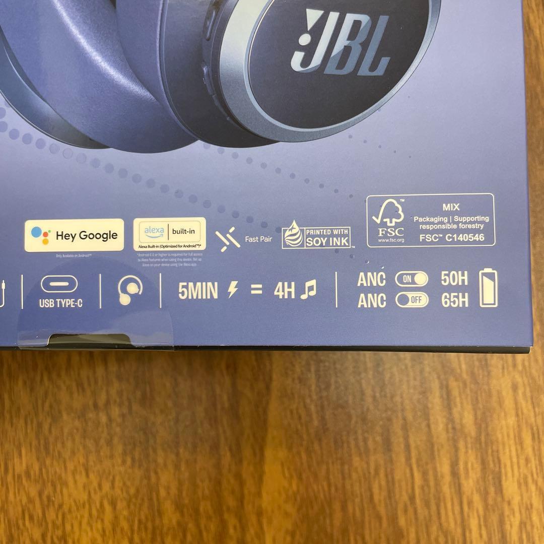 11048 新品未開封JBL LIVE 770NC ワイヤレスヘッドホン ブルー