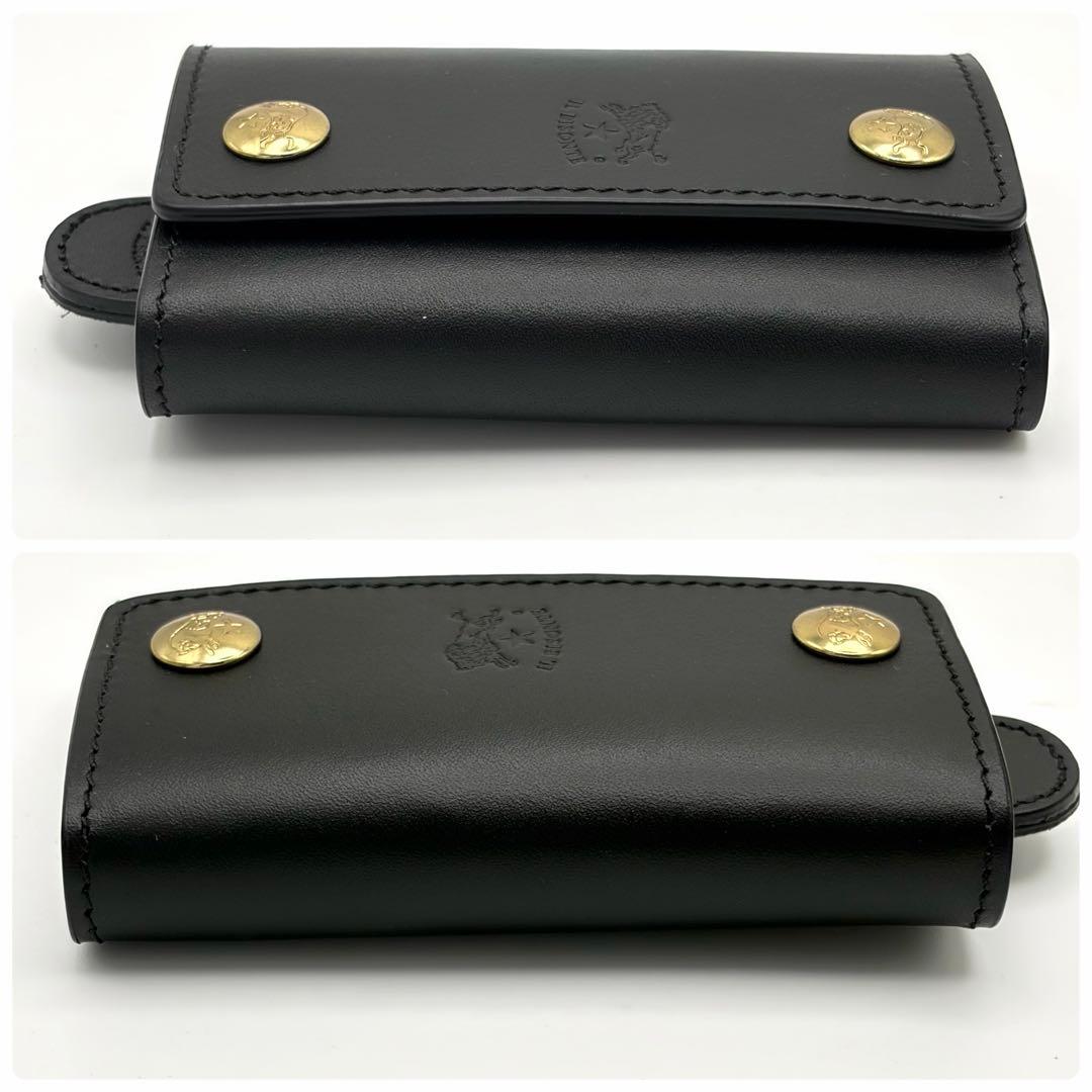 【新品未使用】IL BISONTE イルビゾンテ キーケース レザー ブラック