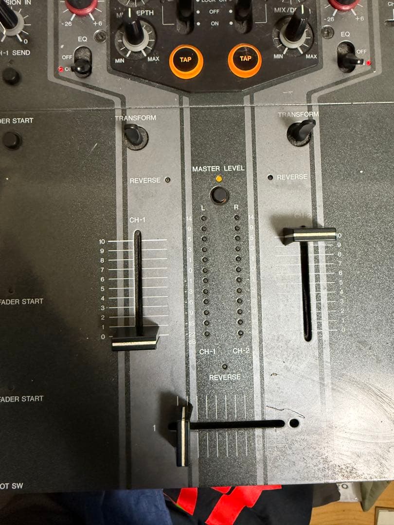 送料込 pioneer djm 909 2ch最高峰djミキサー ジャンク扱い