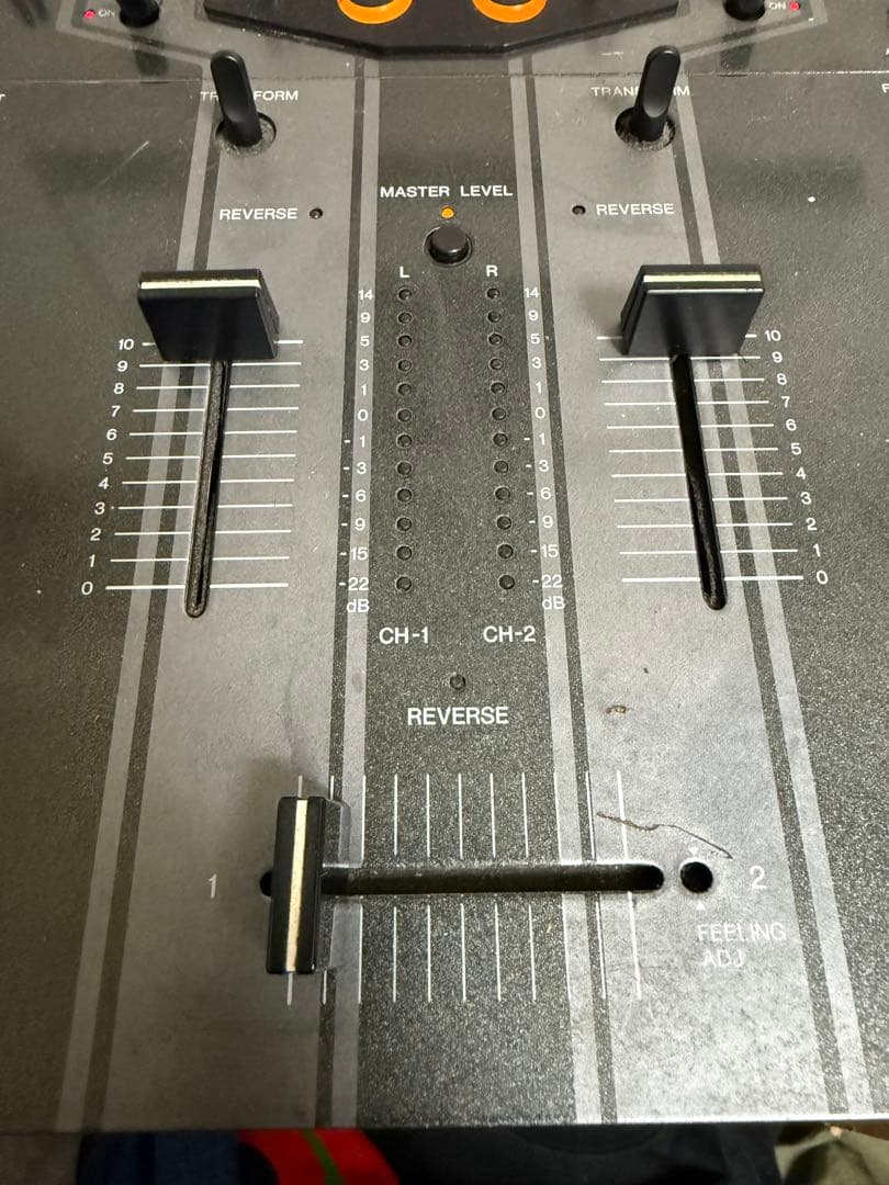 送料込 pioneer djm 909 2ch最高峰djミキサー ジャンク扱い