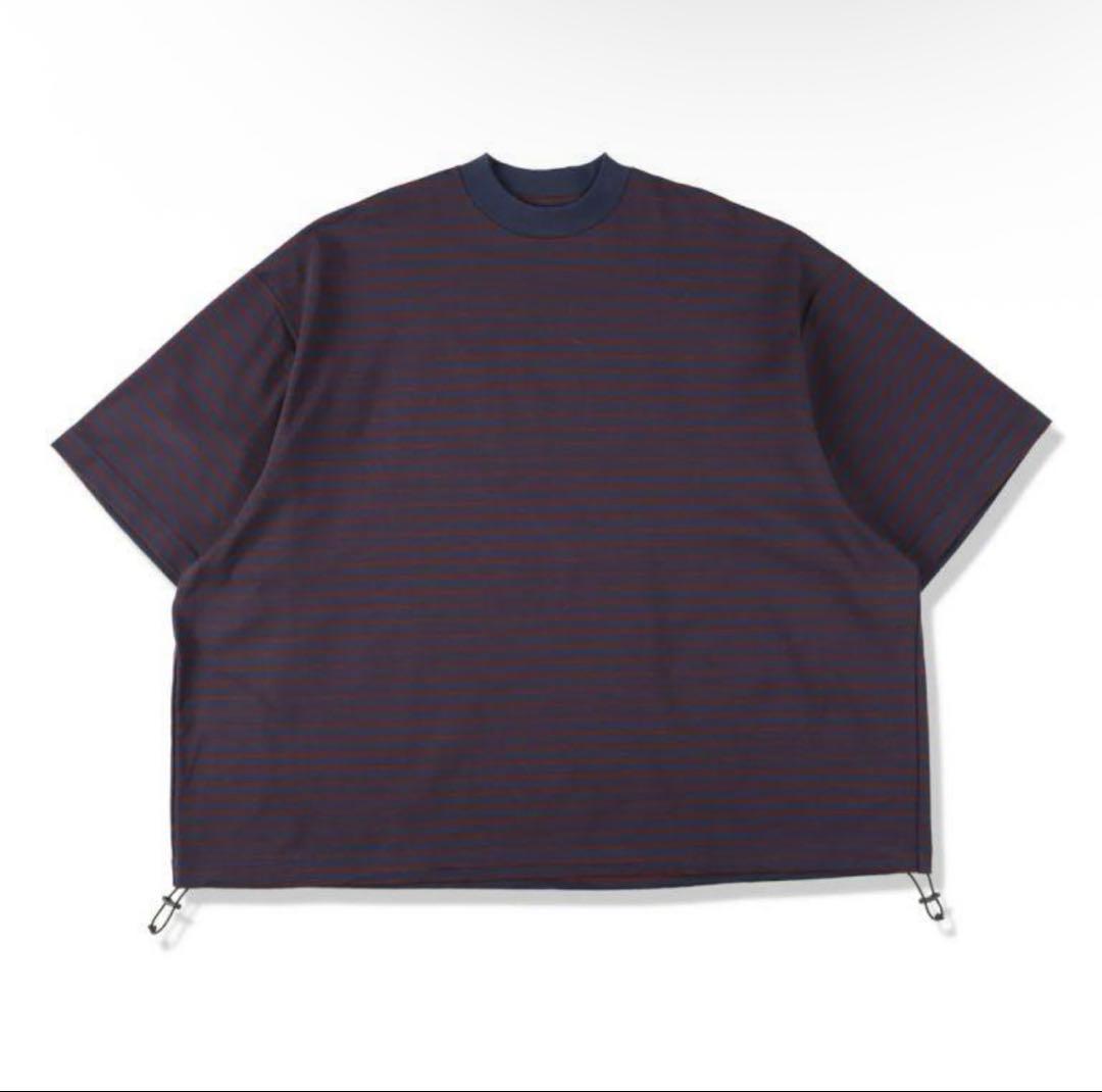 トップス IS-NESS BALLOON STRIPES T SHIRT