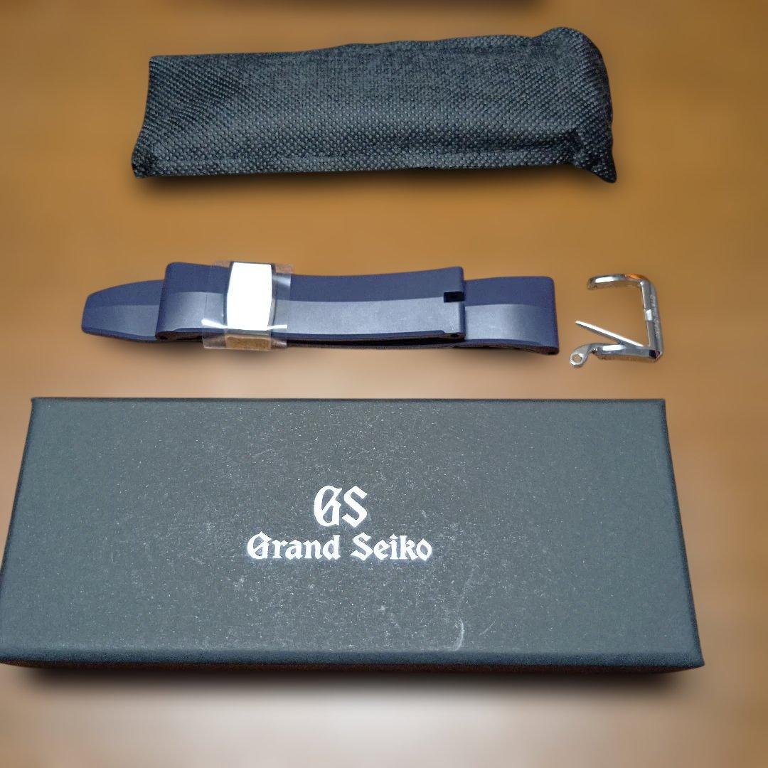 グランドセイコー　ラバーベルト　22mm ネイビー　grandseiko