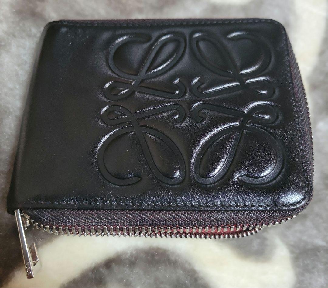 LOEWE ロエベ 折り財布 コンパクトウォレット でかロゴ　美品