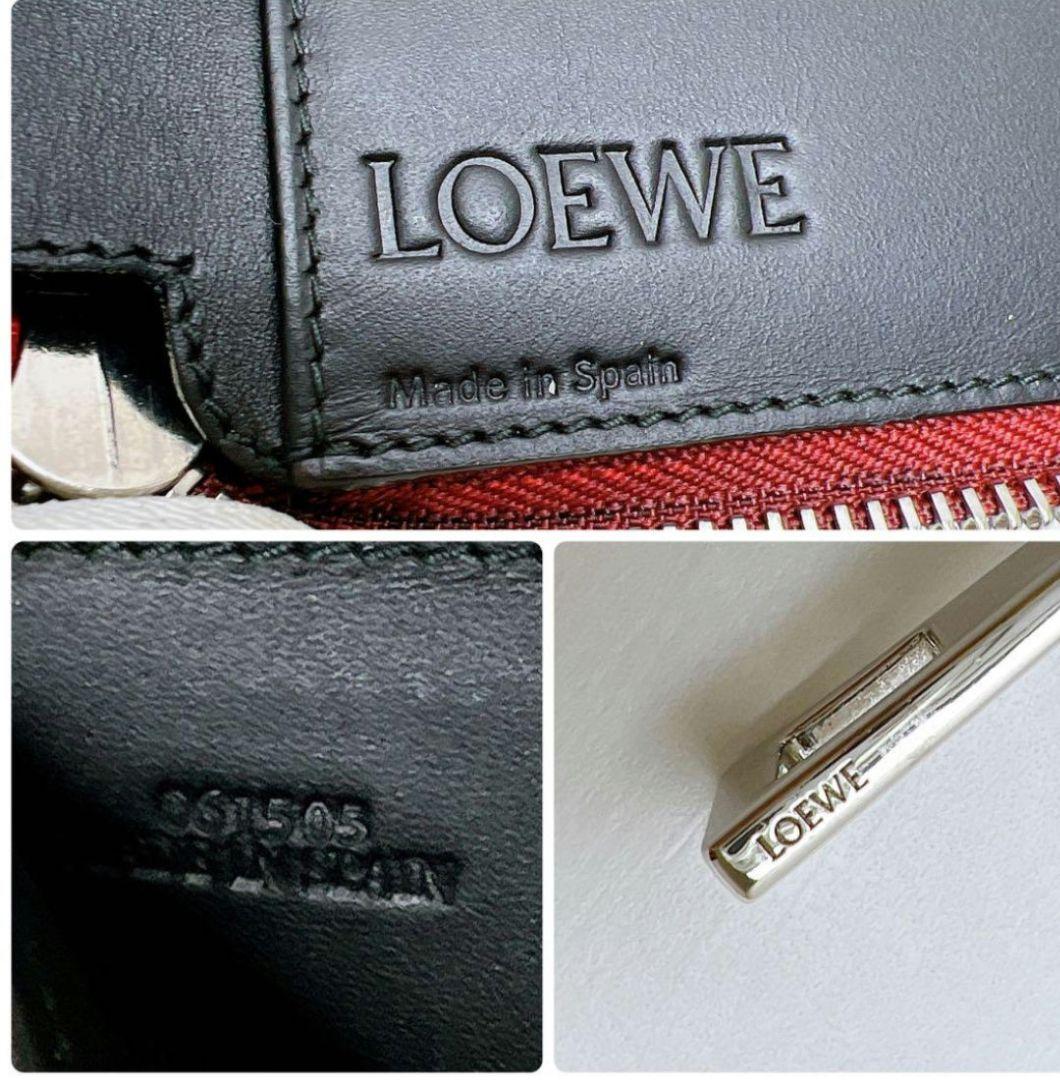 LOEWE ロエベ 折り財布 コンパクトウォレット でかロゴ　美品
