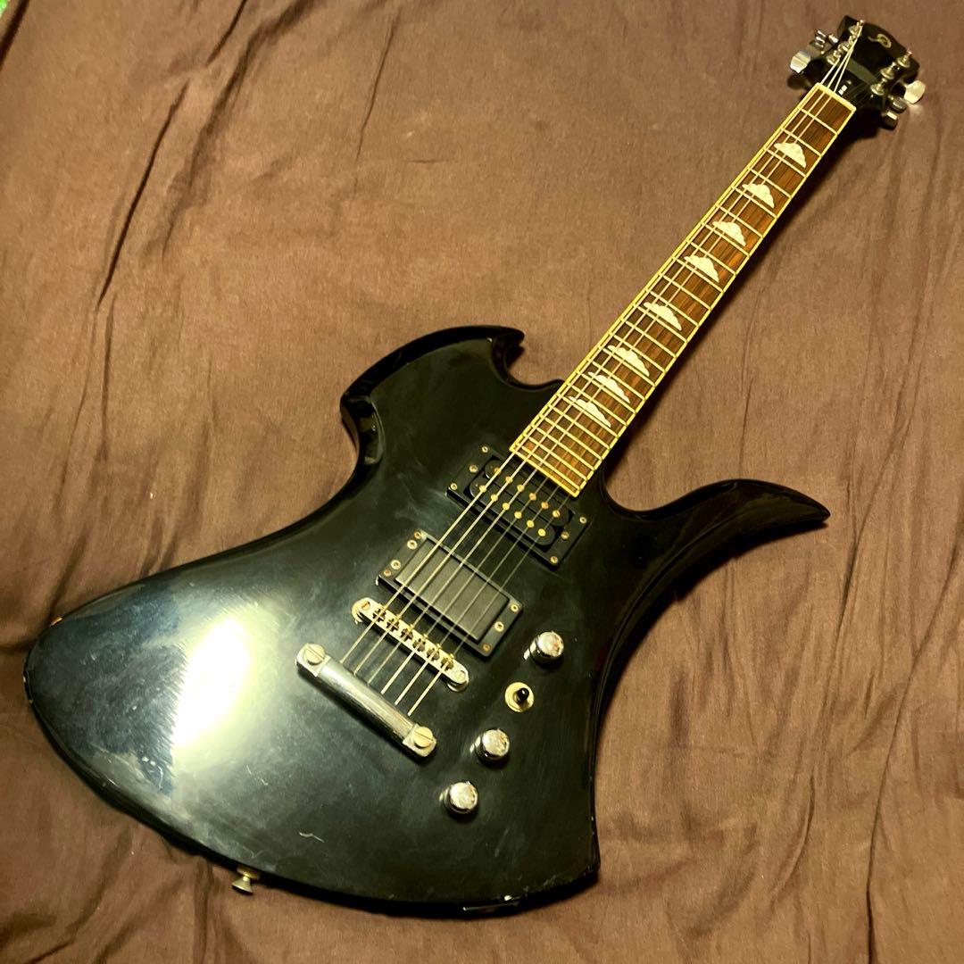 【Aria Pro Ⅱ】MK-500 モッキンバードタイプ エレキギター 黒