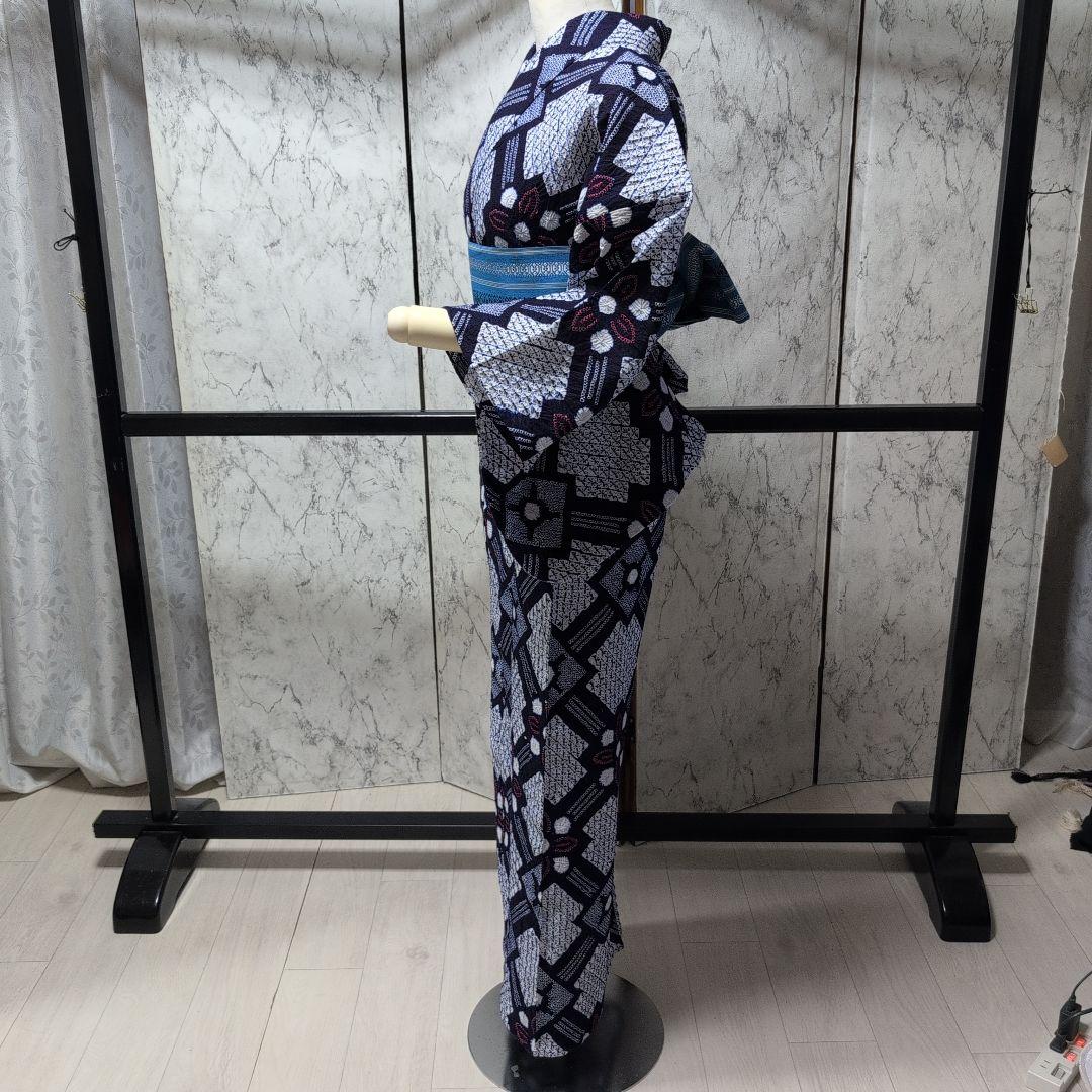 濱文子様ご購入高級有松絞り　肩当て居敷き当て付き　一部しつけ糸有り美品