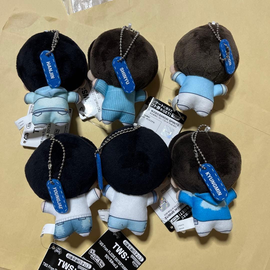 ナムコ限定 TWS トゥアス ちびぐるみ vol.1 & 2 全6種