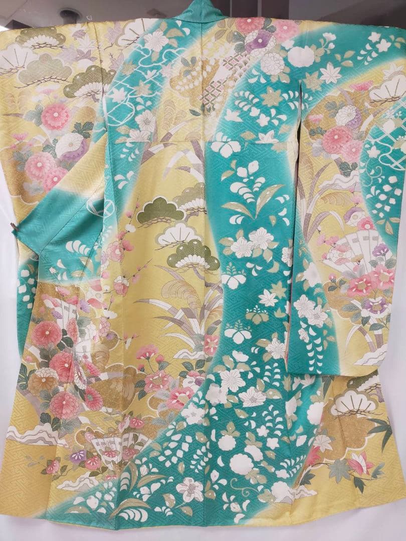 【WA-Modern】★★正絹　京友禅振袖　7点フルセット★★