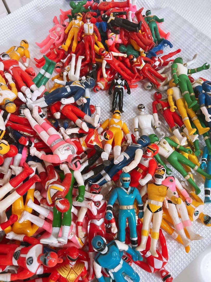 大量まとめてソフビ