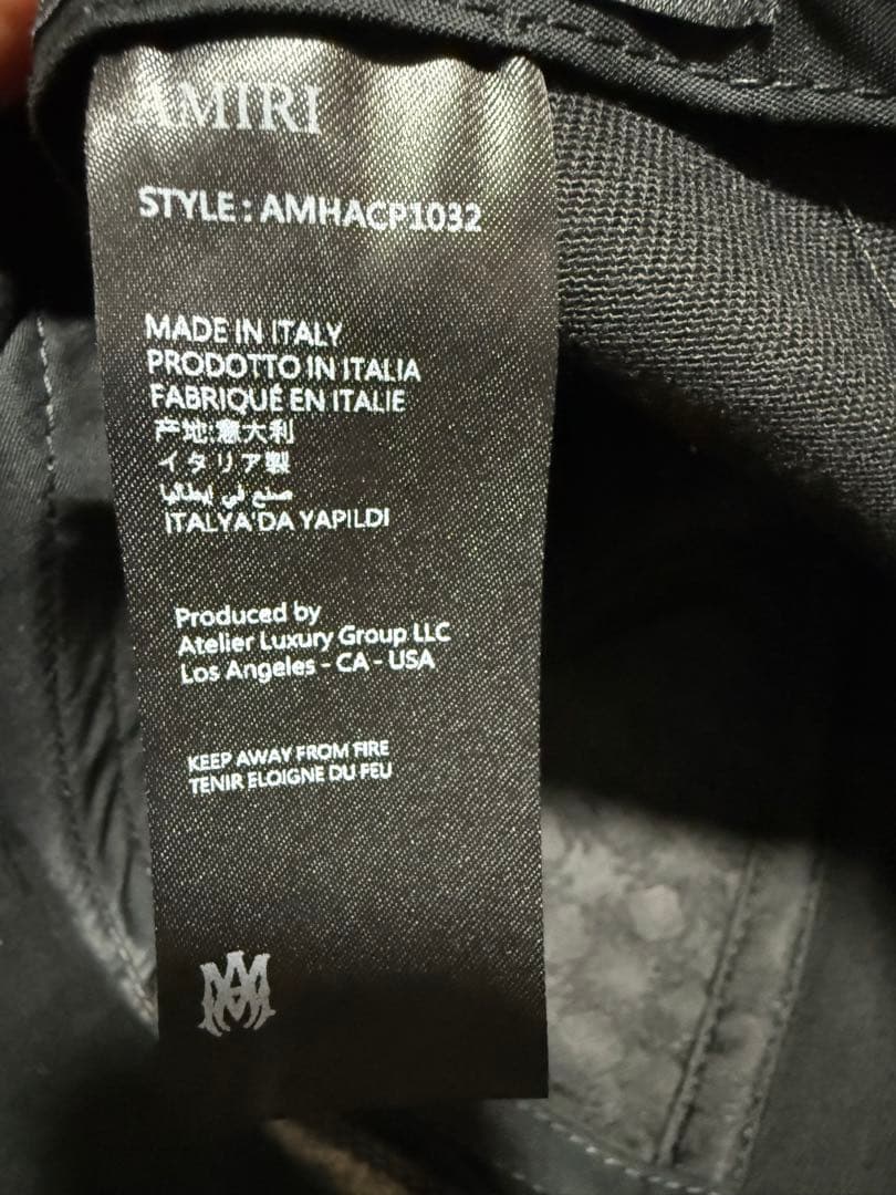 AMIRI キャップ最終お値下げ