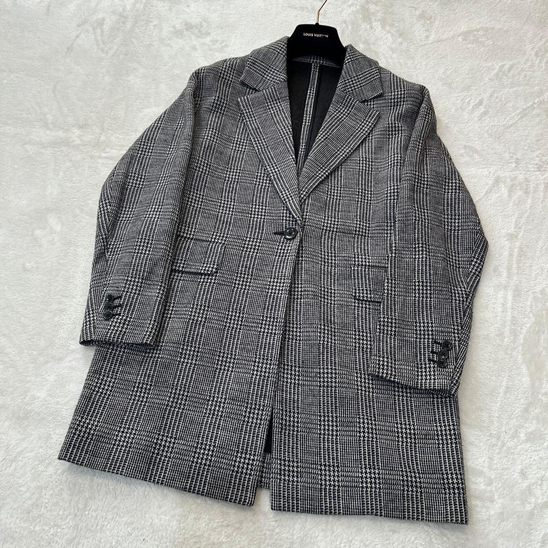 UNITED ARROWS チェスターコート グレンチェック Sサイズ