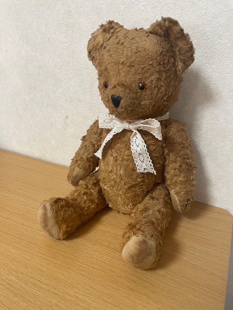 X'masSALE❣️イギリス　アンティークテディベア　アンティークベア　④