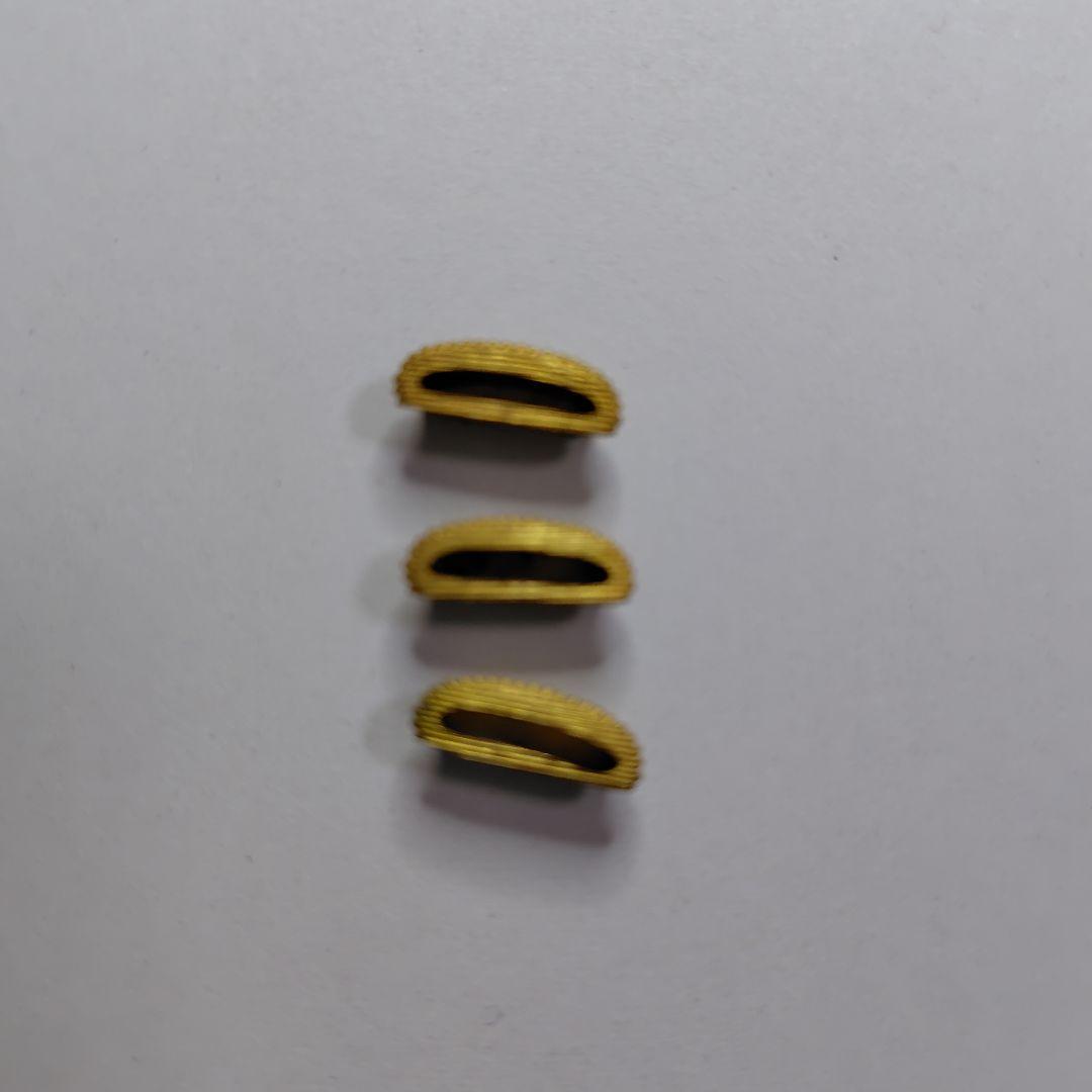 武具　シトドメ　栗型　17個　 まとめて　刀装具　居合　A