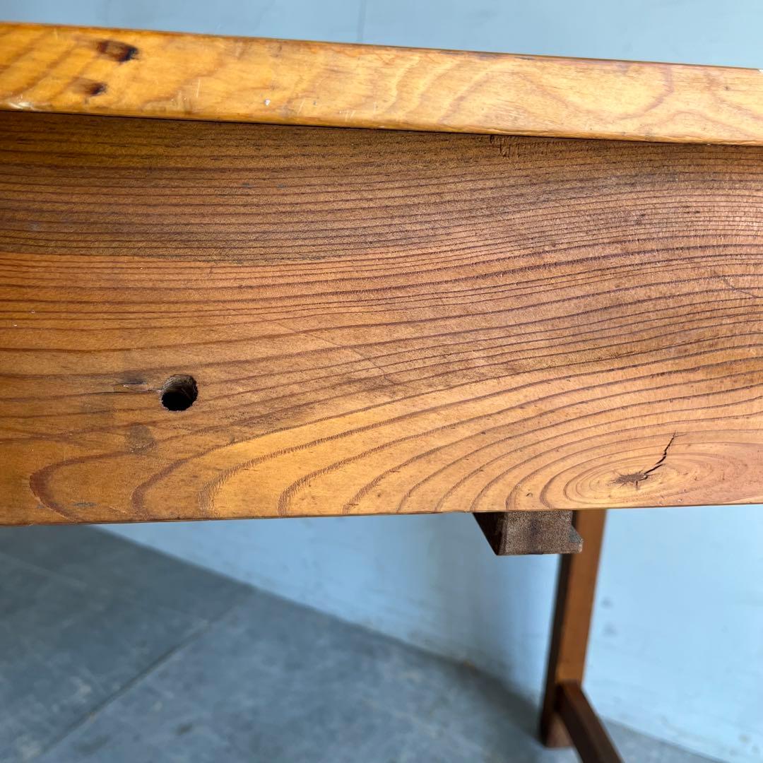 アンティーク 平机 テーブル 無垢材 デスク z485