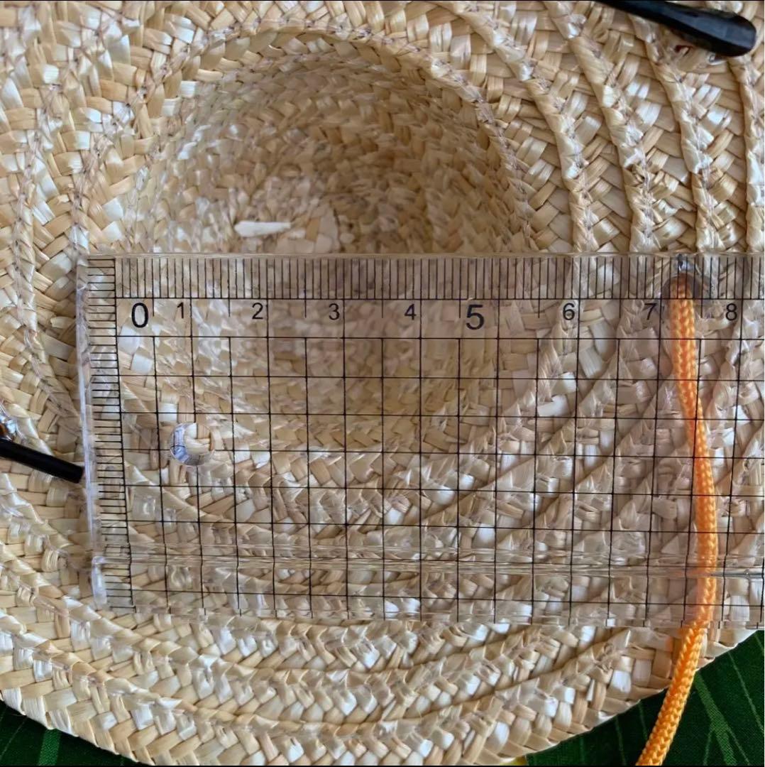 麦わら帽子Ꮇお好みカラー✗ホワイト犬・猫 プルメリア装飾❁handmade