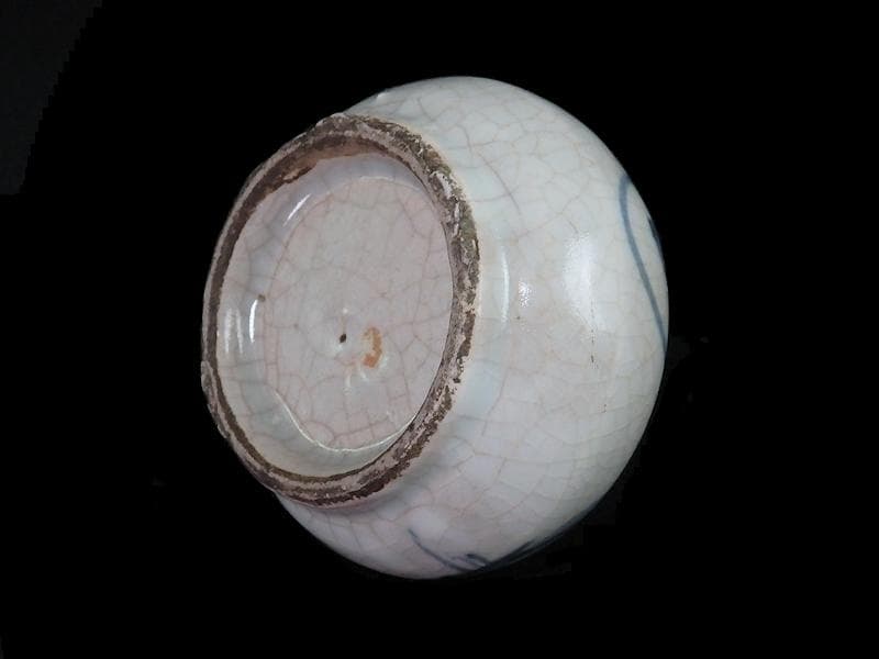 古伊万里　染付　油壷　E413AS-CHg