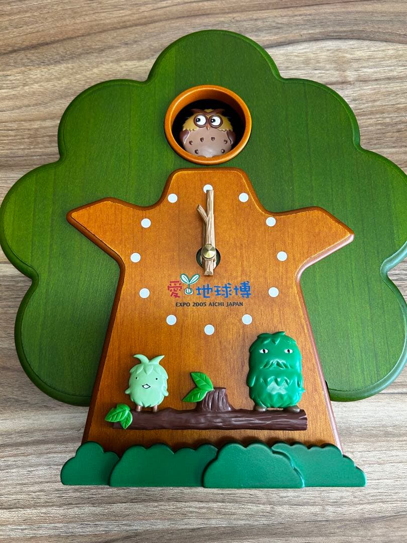 【新品　未使用】愛知　万博　壁掛　時計　モリゾー　キッコロ　モリコロ　グッズ