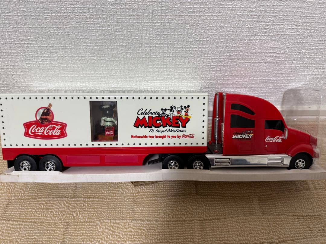 【美品レア・ヴィンテージ】コカコーラ ミッキー75周年トラック 2004年製