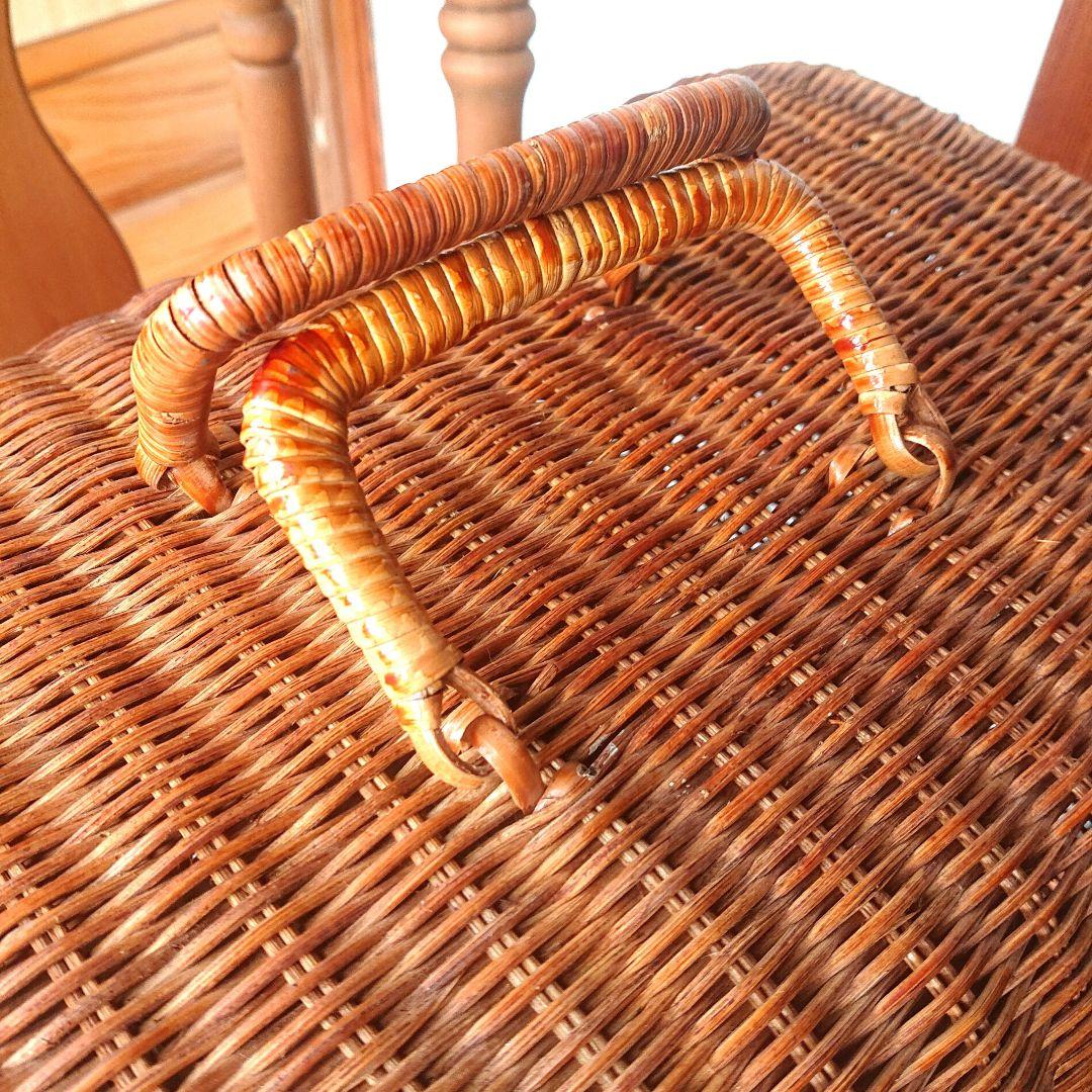 ペット用(小型)キャリーバッグ 蓋付き篭 インテリア