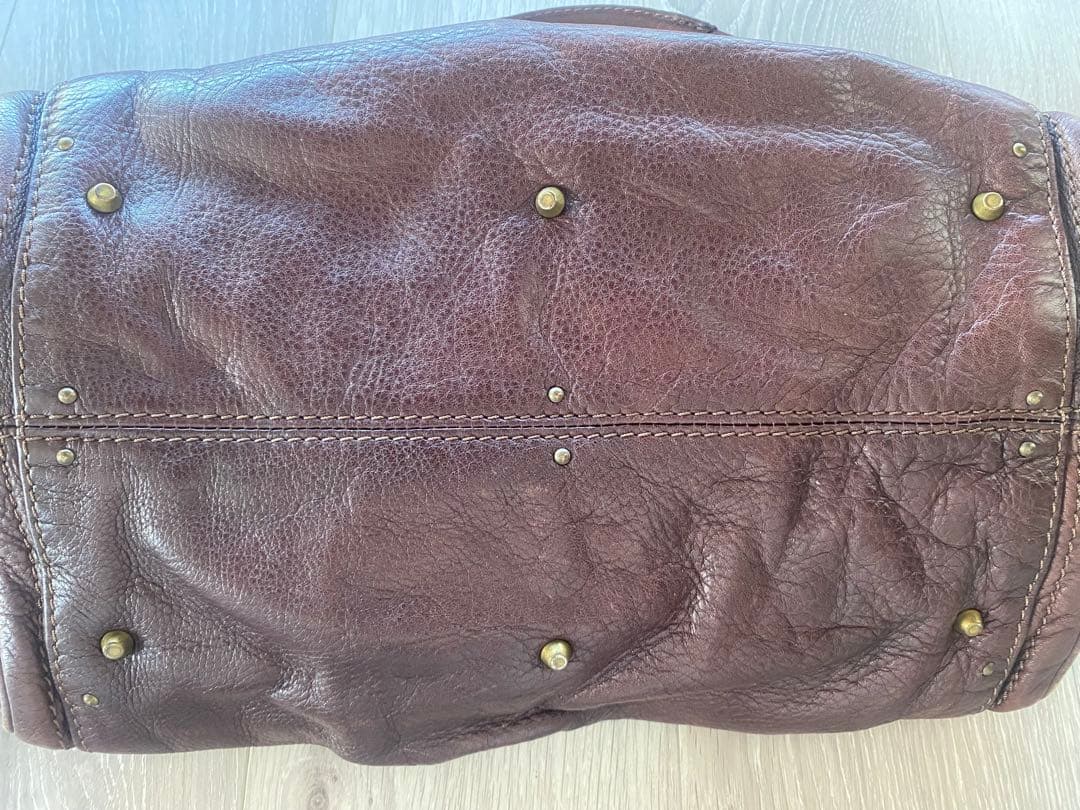 M*中様 Chloé クロエ　パディントン　ブラウンレザー ハンドバッグ