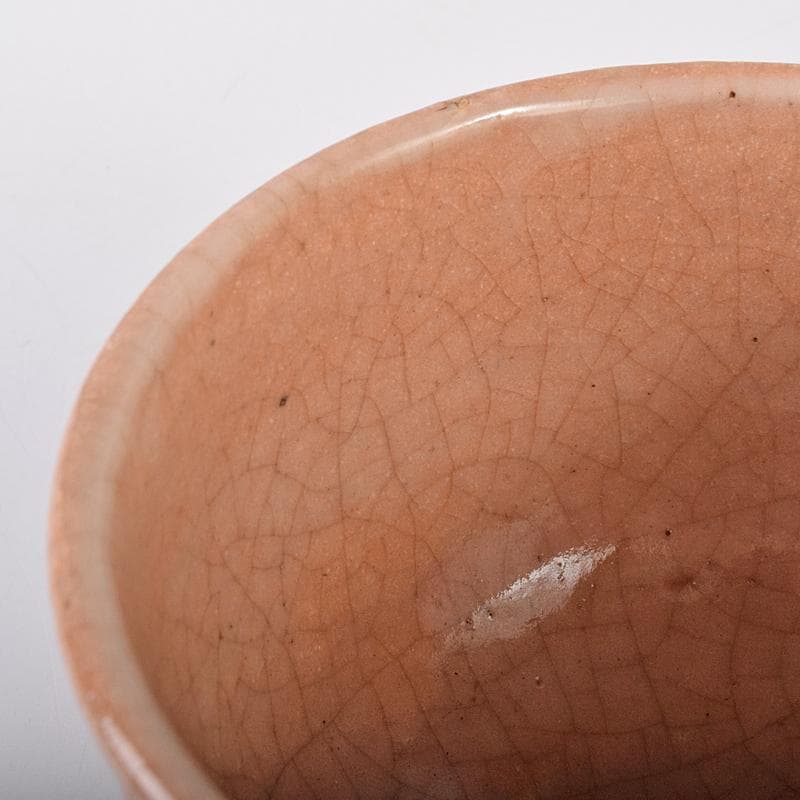 萩焼　草文　茶碗　銘「古今」　仕覆付　堀内宗完(兼中斎)極め箱　M　R7928