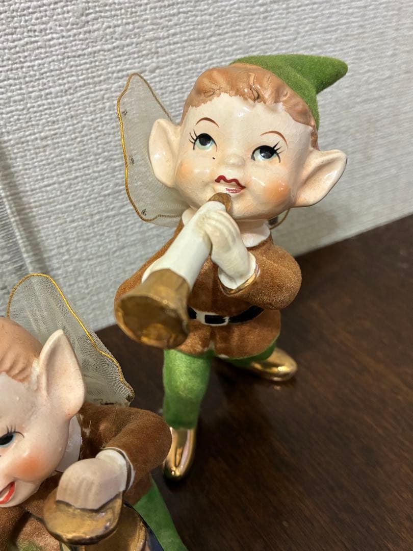 ビンテージ50s 妖精　天使　エルフ　ピクシー　キューピー　ミッドセンチュリー