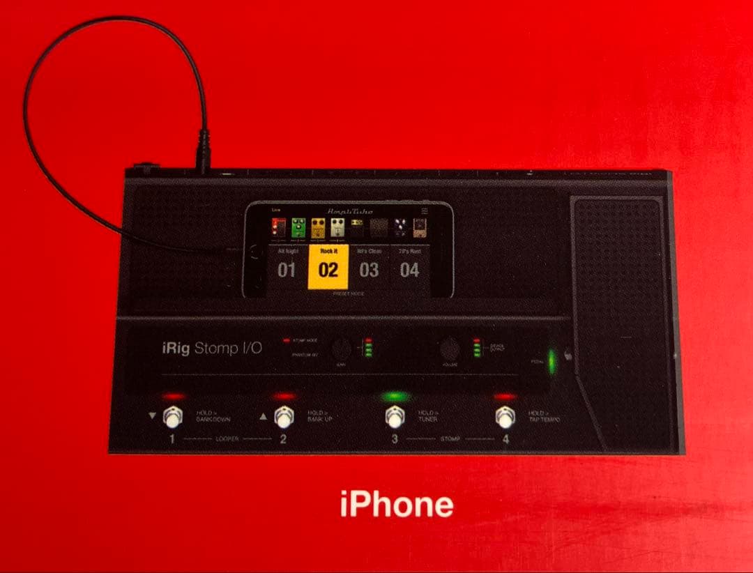 iRig Stomp I/O MIDIコントローラー