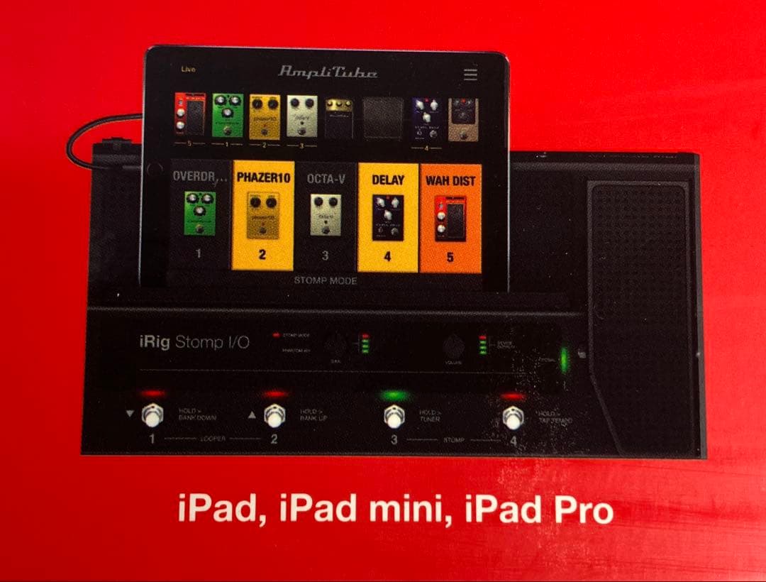 iRig Stomp I/O MIDIコントローラー