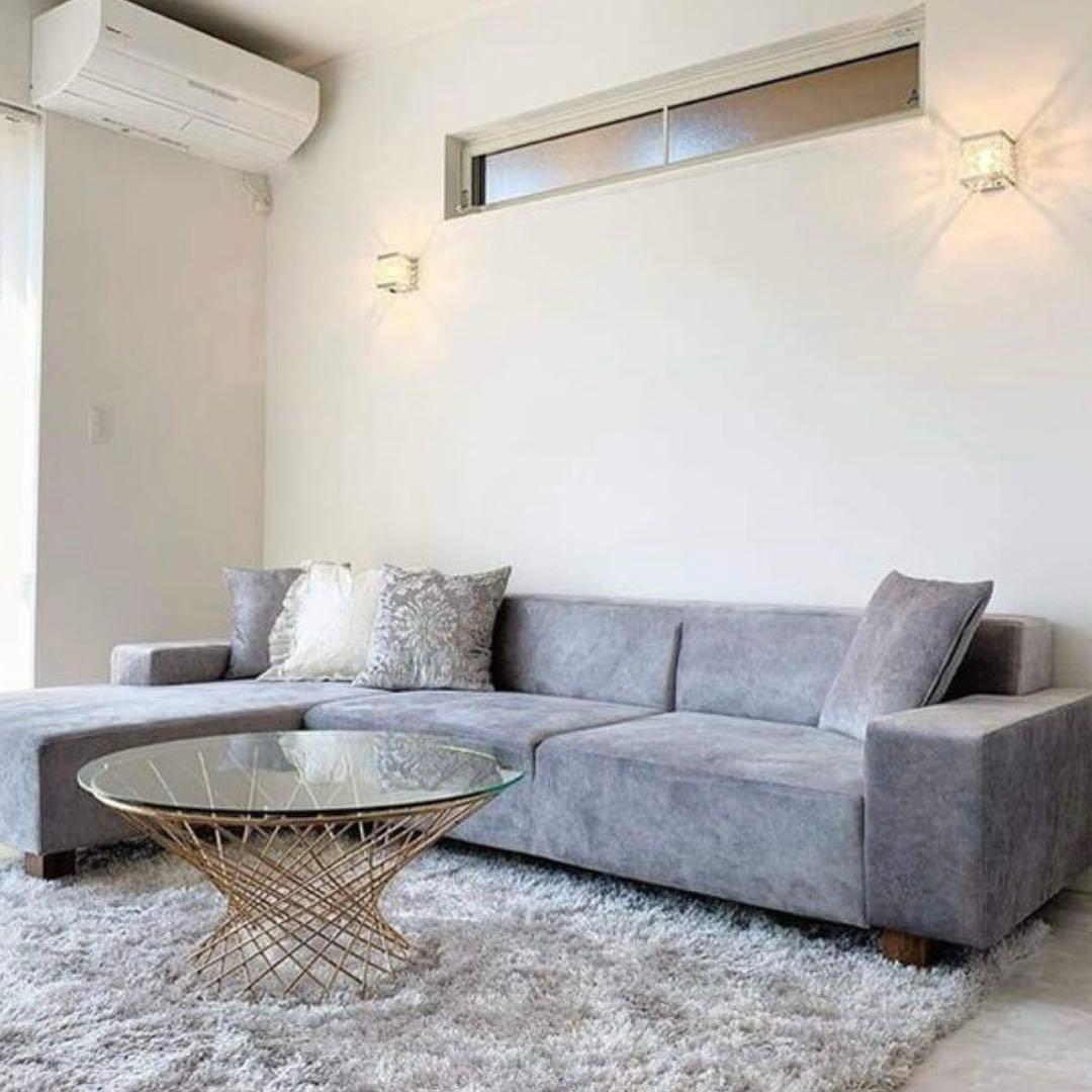 フランフラン　ガラステーブル　マーリア