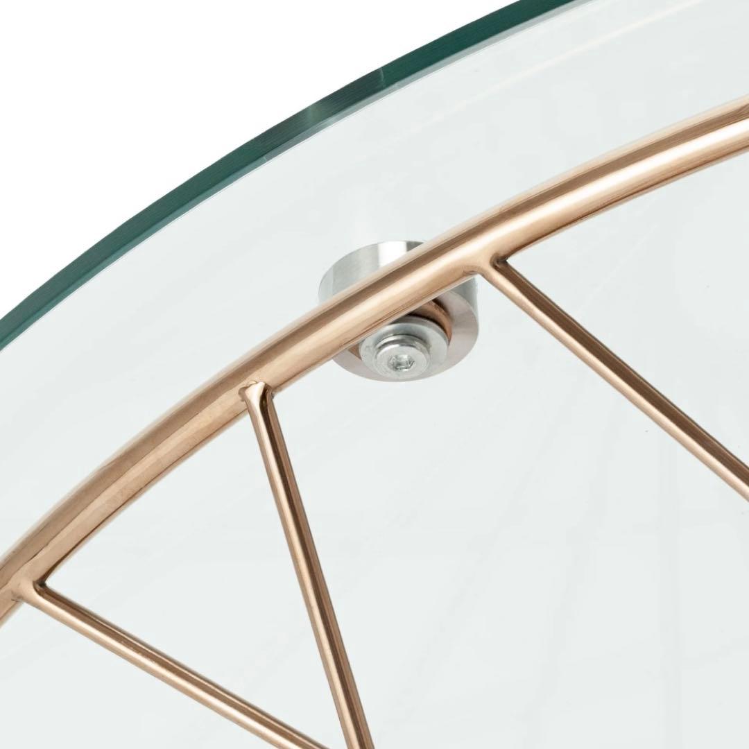 フランフラン　ガラステーブル　マーリア