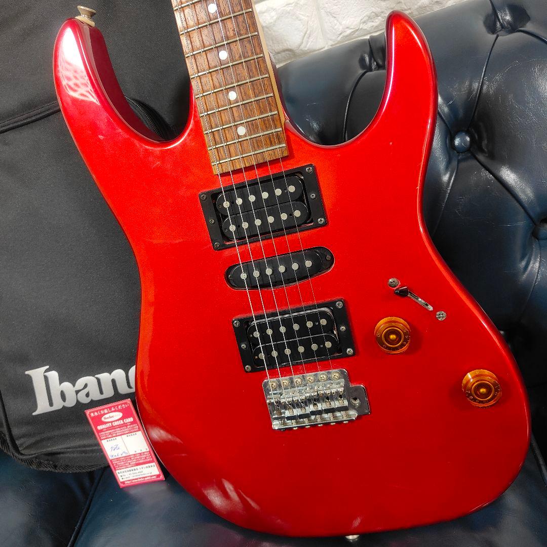 Ibanez Gio GRX70 エレキギター 純正ケース付 メタリックレッド