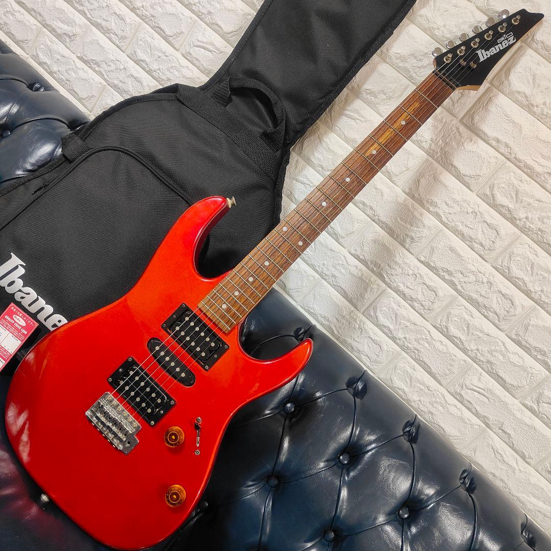 Ibanez Gio GRX70 エレキギター 純正ケース付 メタリックレッド