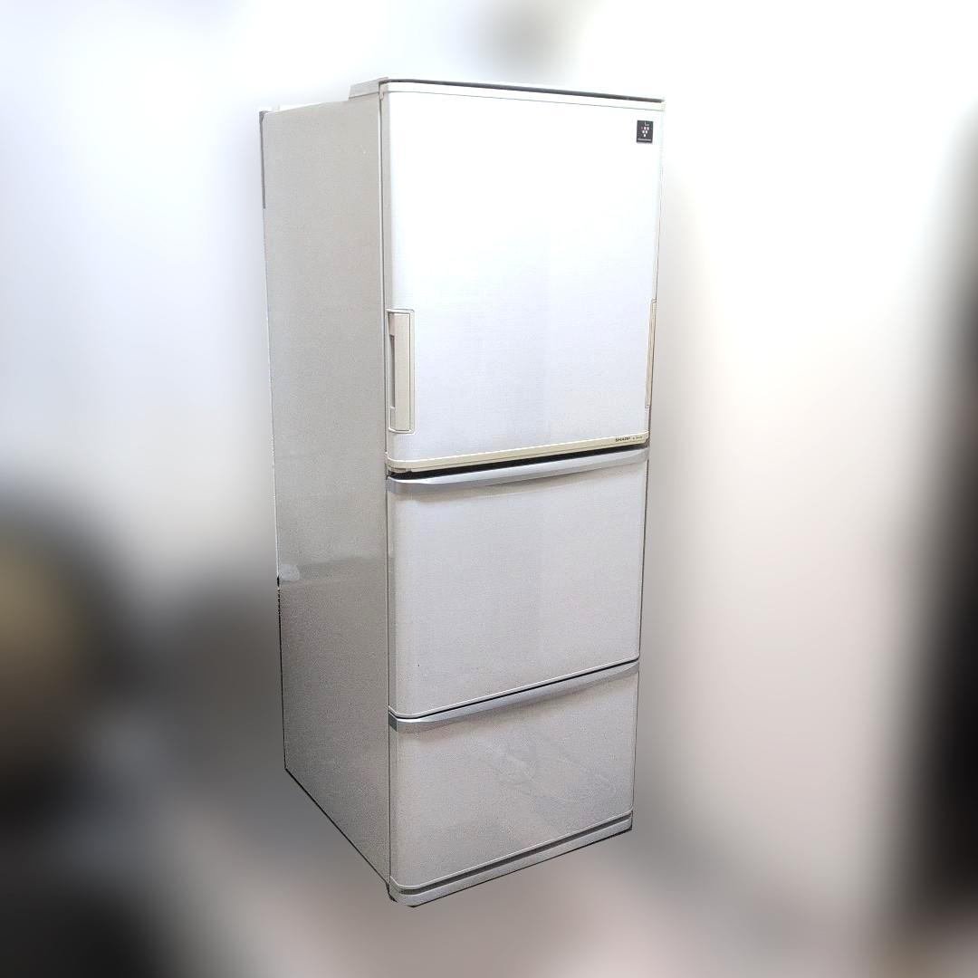 SHARP 冷凍冷蔵庫 プラズマクラスター 両開き 314ℓ 自動製氷機能付き