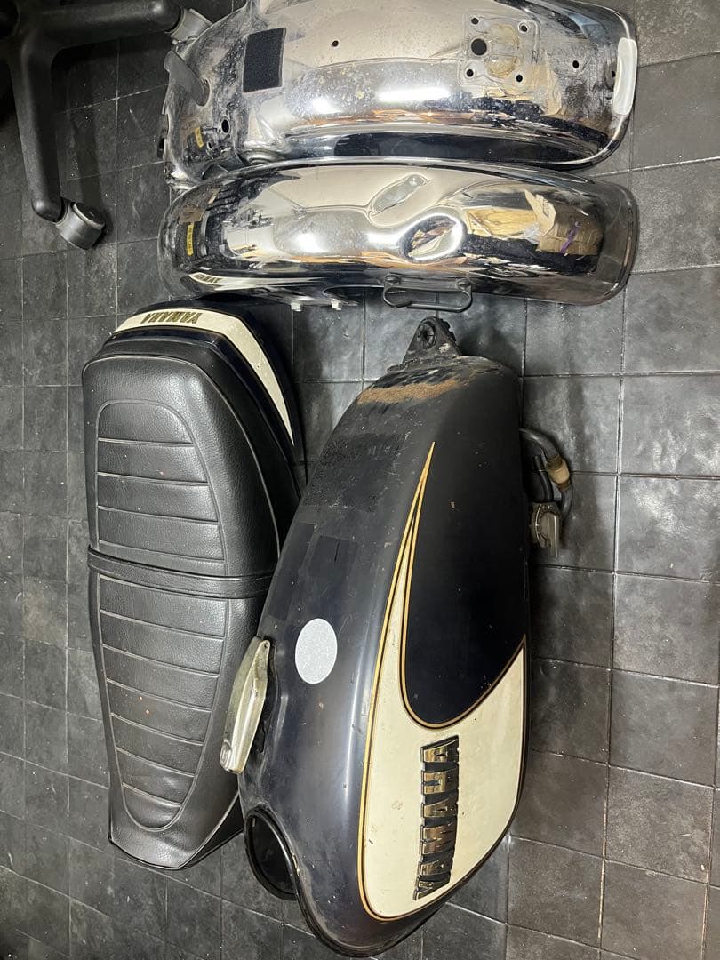 sr400 sr500 外装セット　ナロータンク　当時物　ヤマハ　1jr