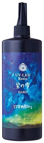 レジン液　星の雫　UV/LED硬化　500g×2本　透明／ハード　全国送料無料