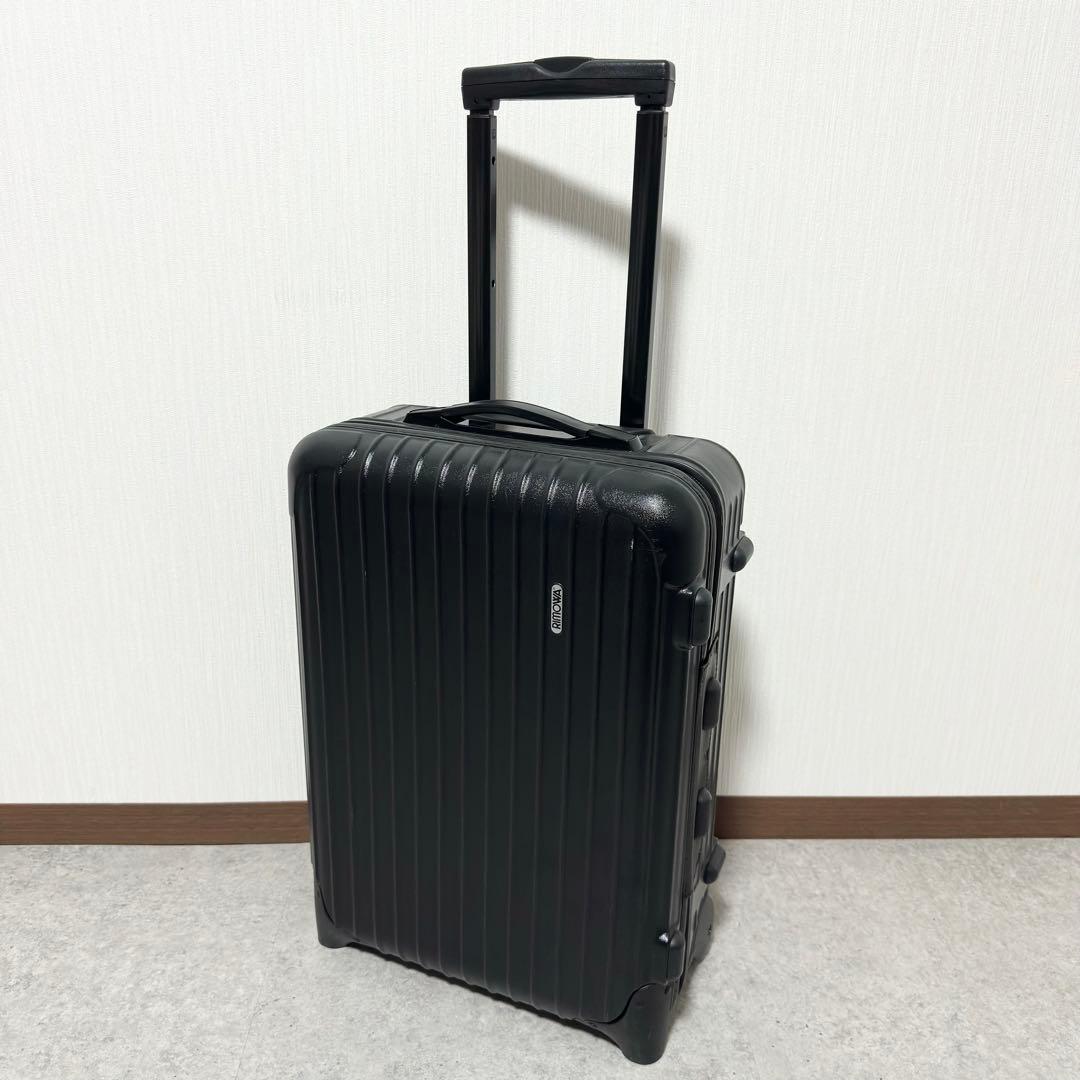 美品 RIMOWA サルサ 35L 2輪ブラック TSA 機内持込 851.52