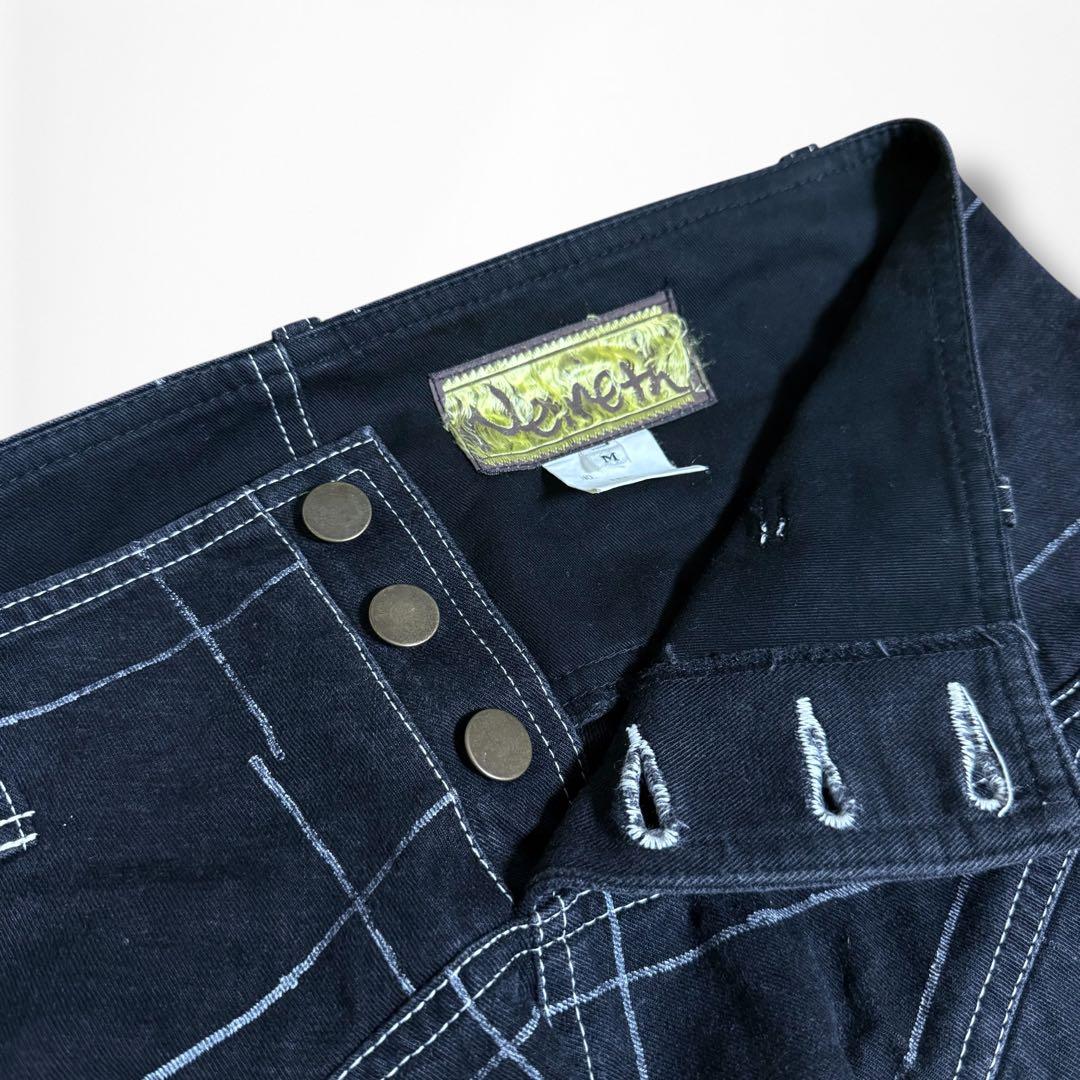 初期 nemeth ハンドペイント 立体裁断 アナトミカルパンツ