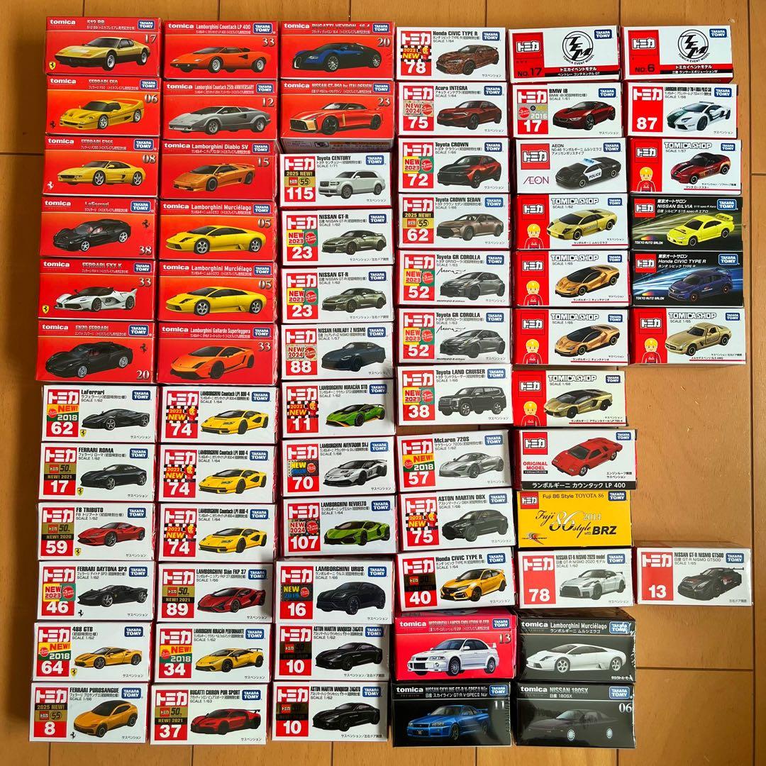 トミカ限定品　67台セット　初回特別仕様48台　初回特別仕様は全て未開封