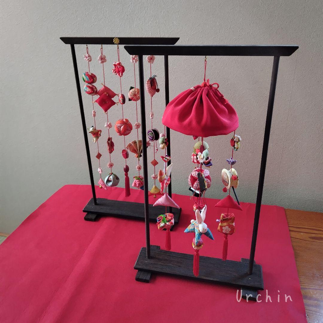 ①台付き吊るし雛'25＊手づくり＊Urchin雑貨＊私のお雛様