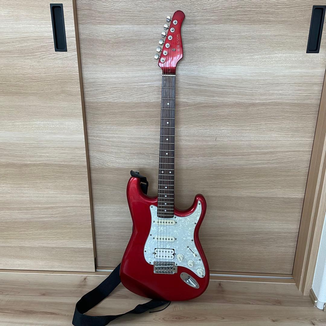 【匿名発送】SELVA セルバ エレキギター　ストラップ付き　初心者