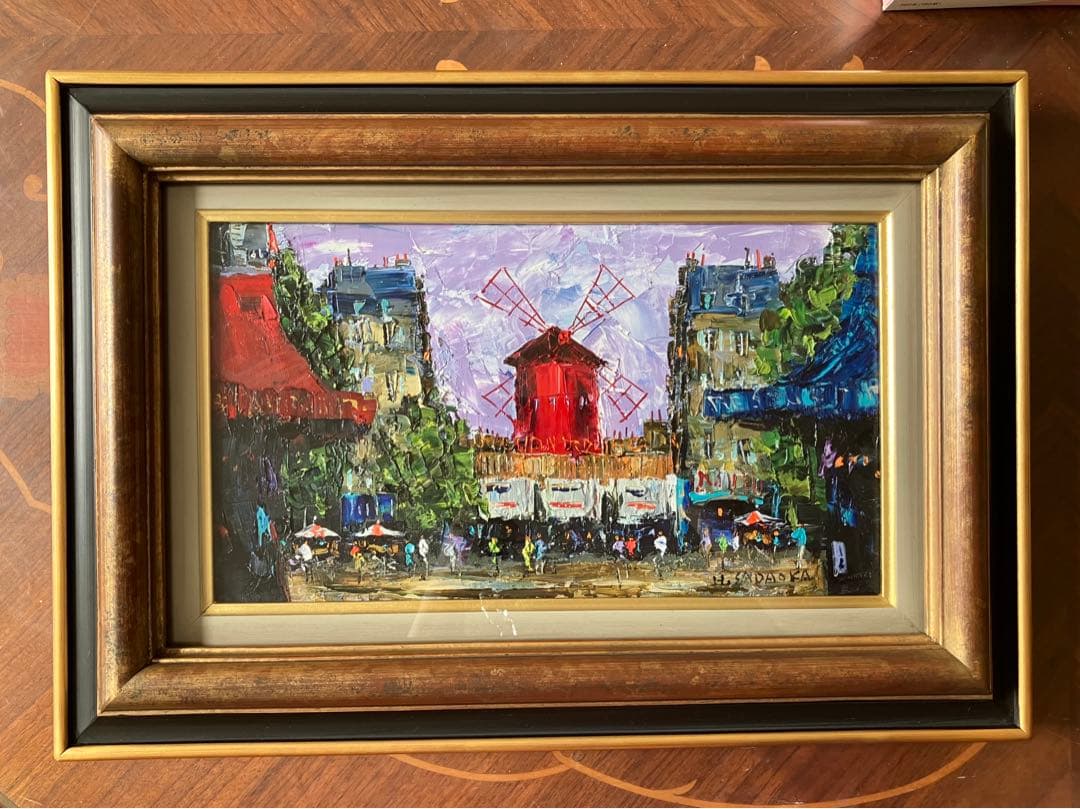 即購入不可‼️定岡宏　絵画　ムーランルージュ