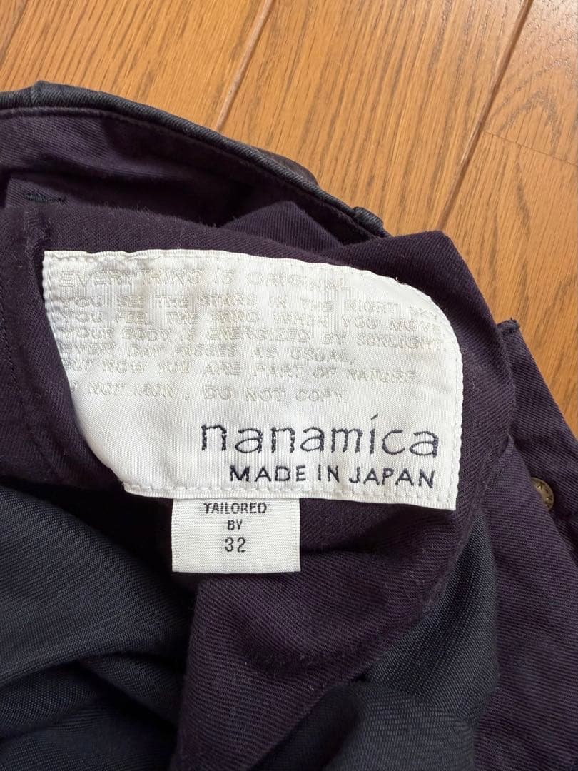 Wide Chino Pants ワイドチノパンツ/nanamica（ナナミカ）