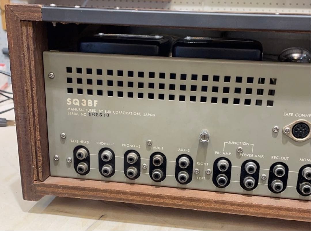 ラックスマン プリメインアンプ　真空管式 SQ38F 動作品 メンテ済