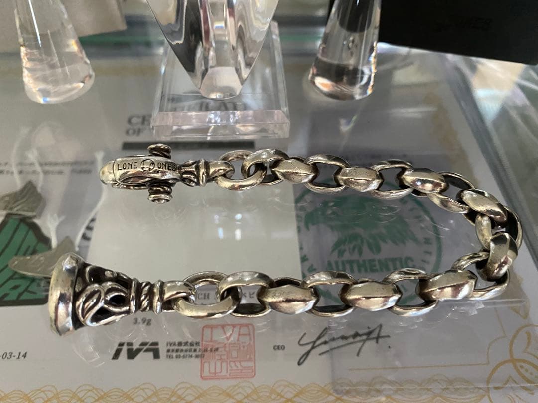LONE ONES ロンワンズ　シルクリンクブレスレット　1クレーンベル